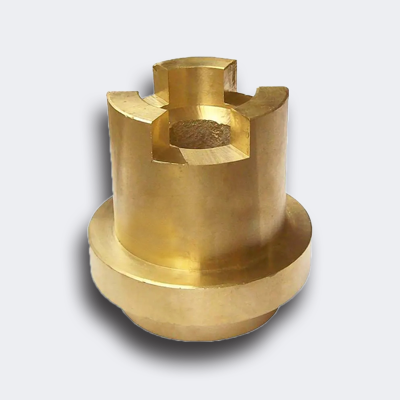 Brass 5G Base Station Part by Casting